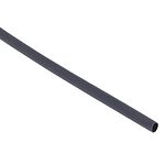 RS PRO Heat Shrink Tubing, Black 3.2mm Sleeve Dia. x 1.2m Length 2:1 Ratio