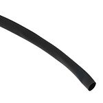 RS PRO Heat Shrink Tubing, Black 4.8mm Sleeve Dia. x 20m Length 2:1 Ratio