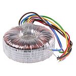 RS PRO 115 V ac, 230 V ac, 2 x 15V ac Toroidal Transformer, 50VA 2 Output