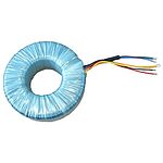 RS PRO 2 x 115V ac, 2 x 18V ac Toroidal Transformer, 100VA, IEC 61558-2-6