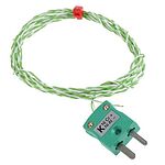 RS PRO Type K Thermocouple 2m Length, 1/0.2mm Diameter → +250°C