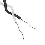 RS PRO Type J Thermocouple Wire, 25m, PFA Insulation, 1/0.3mm