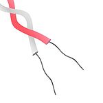 RS PRO Type N Thermocouple Wire, 10m, PFA Insulation, +260°C Max, 1/0.2mm