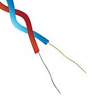 RS PRO Type T Thermocouple Wire, 25m, PFA Insulation, +260°C Max, 1/0.2mm