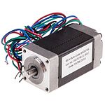RS PRO Hybrid, Permanent Magnet Stepper Motor, 30mNm Torque, 4.32 V, 1.8°, 20.2 x 20.2mm Frame, 4mm Shaft