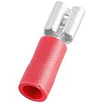 RS PRO Red Insulated Female Spade Connector, Receptacle, 4.75 x 0.5mm Tab Size, 0.5mm² to 1.5mm²