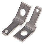 RS PRO Uninsulated Male Spade Connector, PCB Tab, 2.8 x 0.8mm Tab Size