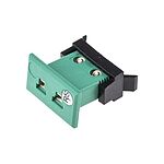 RS PRO Fascia Thermocouple Connector for Use with Type R/S Thermocouple, Miniature, ANSI Standard