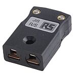 RS PRO In-Line Thermocouple Connector for Use with Type R/S Thermocouple, Miniature, JIS Standard