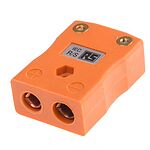 RS PRO In-Line Thermocouple Connector for Use with Type R/S Thermocouple, Standard, IEC Standard