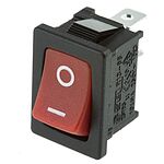 RS PRO SPST, On-None-Off Rocker Switch Panel Mount