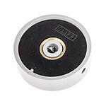 RS PRO 38.6mm Grey Potentiometer Knob for 6mm Shaft Screw Fix