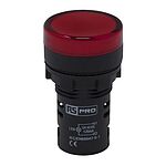 RS PRO, Panel Mount Red LED Pilot Light, 22mm Cutout, IP65, Round, 12V ac/dc