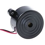 RS PRO 102dB Panel Mount Continuous Internal Piezo Buzzer, 41.8 (Dia.) x 22mm, 3V dc Min, 16V dc Max