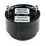 RS PRO 80dB Panel Mount Slow Pulse Internal Piezo Buzzer, 42.5 (Dia.) x 33mm, 6V dc Min, 28V dc Max