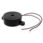 RS PRO 81dB Panel Mount Intermittent Internal Piezo Buzzer, 60 x 41.8 x 16mm, 3V dc Min, 28V dc Max