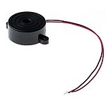 RS PRO 85dB Panel Mount Continuous Internal Piezo Buzzer, 32 (Dia.) x 13.5mm, 3V dc Min, 12V dc Max