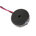RS PRO 85dB SMD Continuous External Piezo Buzzer, 14 (Dia.) x 4mm, 30V ac Max