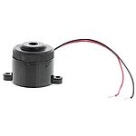 RS PRO 87dB Panel Mount Slow Pulse Internal Piezo Buzzer, 28 x 25.4mm, 4V dc Min, 28V dc Max