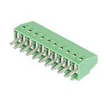 RS PRO 10-pin PCB Terminal Block, 2.54mm Pitch, Rows, Screw Termination
