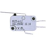 RS PRO Long Straight Lever Micro Switch, Solder Terminal, 16 A @ 250 V ac, SP-CO