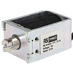 RS PRO Linear Solenoid, 12 V dc, 37 x 20.3 x 26 mm