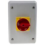 RS PRO 3P Pole Panel Mount Isolator Switch - 63A Maximum Current, 18.5kW Power Rating, IP54