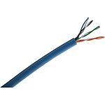 RS PRO Cat5 Ethernet Cable, U/UTP Shield, Blue PVC Sheath, 50m