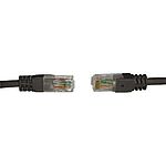 RS PRO Cat6 Male RJ45 to Male RJ45 Ethernet Cable, U/UTP Shield, Black LSZH Sheath, 20m