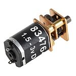 RS PRO Brushed Geared, 0.58 W, 3 V dc, 3 Ncm, 137 rpm, 3mm Shaft Diameter