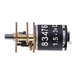 RS PRO Brushed Geared, 0.58 W, 3 V dc, 4 mNm, 1350 rpm, 3mm Shaft Diameter