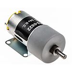 RS PRO Brushed Geared, 1.31 W, 12 V dc, 10 Ncm, 66 rpm, 4mm Shaft Diameter
