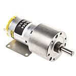 RS PRO Brushed Geared, 7.9 W, 6 → 15 V dc, 9 Ncm, 617 rpm, 6mm Shaft Diameter