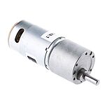 RS PRO Geared, 11 W, 4.5 → 15 V dc, 206 gcm, 5216 rpm, 6mm Shaft Diameter