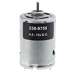 RS PRO Geared, 21.2 W, 4.5 → 15 V dc, 154.4 gcm, 13360 rpm, 3.18mm Shaft Diameter