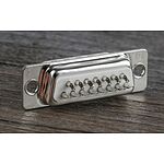 RS PRO 15 Way Panel Mount D-sub Connector Plug, 2.77mm Pitch