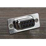 RS PRO 9 Way Panel Mount D-sub Connector Socket, 2.77mm Pitch