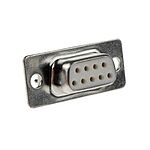 RS PRO 9 Way Panel Mount D-sub Connector Socket, 2.8mm Pitch