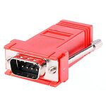 RS PRO D Sub Adapter Male 9 Way D-Sub to Female RJ45
