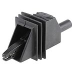 RS PRO Crocodile Clip 4 mm Connection, 10A, Black