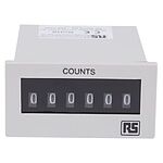 RS PRO Impulse Counter Counter, 6 Digit, 10Hz, 230 V ac