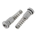 RS PRO Grey Nylon Cable Gland, PG7 Thread, 3.5mm Min, 6mm Max, IP68