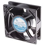 RS PRO Axial Fan, 12 V dc, DC Operation, 237.9m³/h, 11.88W, 880mA Max, 127 x 127 x 38mm