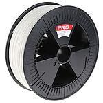RS PRO 1.75mm White PLA 3D Printer Filament, 2.3kg