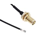 RS PRO Female SMA to Female U.FL Coaxial Cable, RF, 50 Ω, 150mm