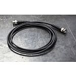 RS PRO Male BNC to Male BNC Coaxial Cable, RG58, 50 Ω, 2m