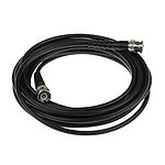 RS PRO Male BNC to Male BNC Coaxial Cable, RG58, 50 Ω, 5m