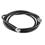 RS PRO Male BNC to Male BNC Coaxial Cable, RG59, 75 Ω, 2m