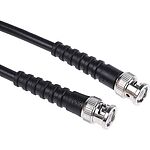 RS PRO Male BNC to Male BNC Coaxial Cable, RG59, 75 Ω, 500mm
