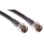 RS PRO Male N Type to Male N Type Coaxial Cable, RG214, 50 Ω, 3m